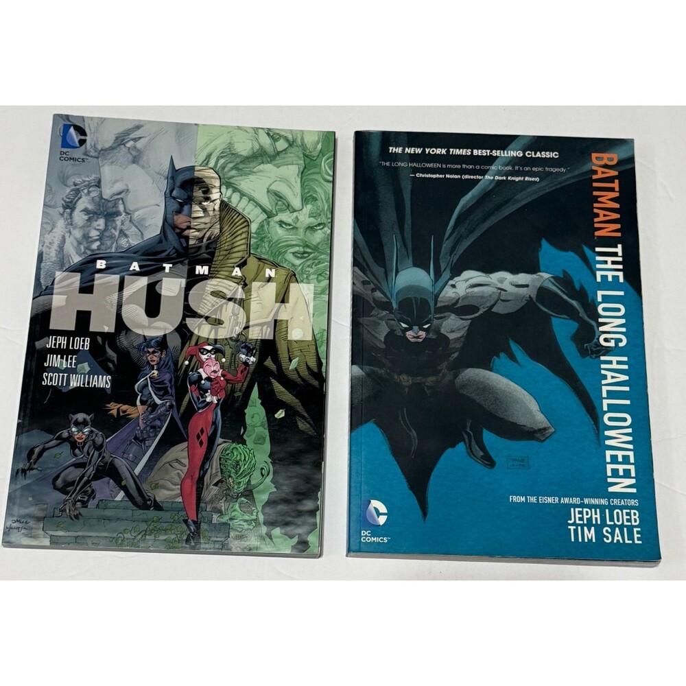 Batman The Long Halloween Hush DC Comics Graphic Novel TPB Jeph Leob Lot 2